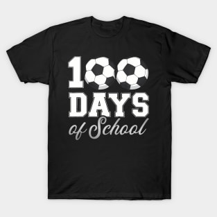 100 days of school for 100th day soccer student or teacher T-Shirt
